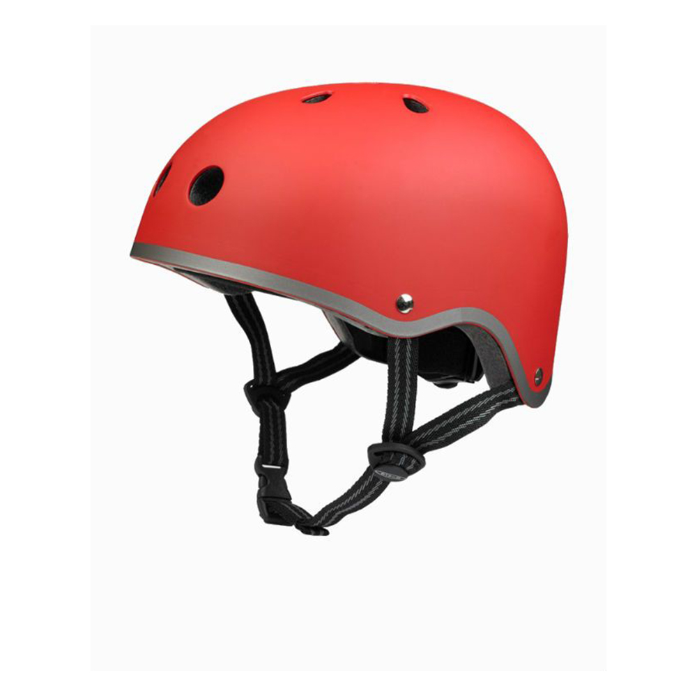MICRO Helmet Red Matt Action-Bikes